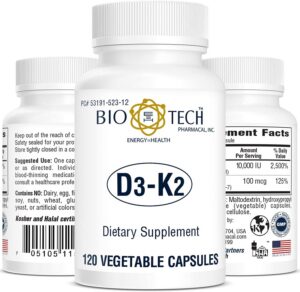 Frente Bio-Tech D3-K2 VegCaps