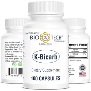 Version 1.0.0 Bio-Tech K-Bicarb botella