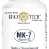 Frasco Bio-Tech MK-7 Vitamina K2 cápsulas vegetales