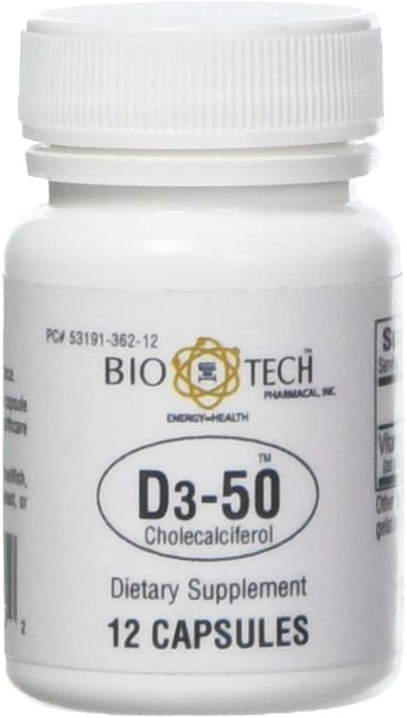 Frasco Bio-Tech Pharmacal D3-50 50,000 UI