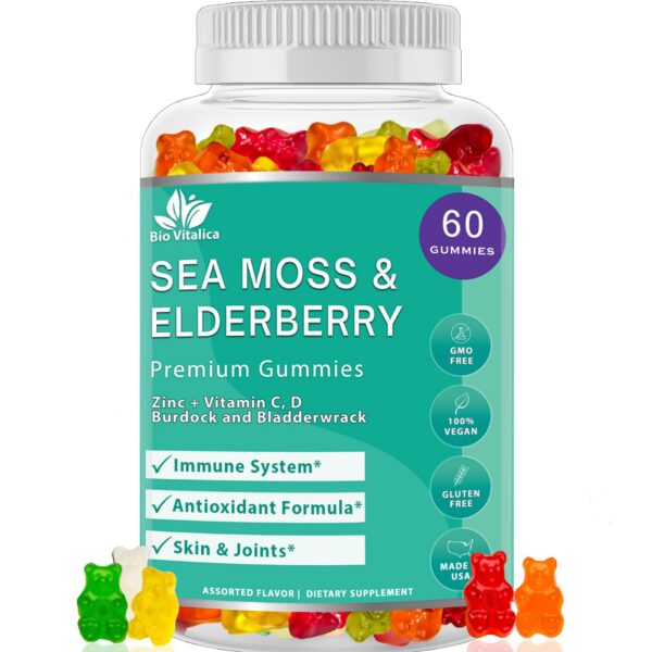 BIO VITALICA Gominolas de Musgo Marino Elderberry