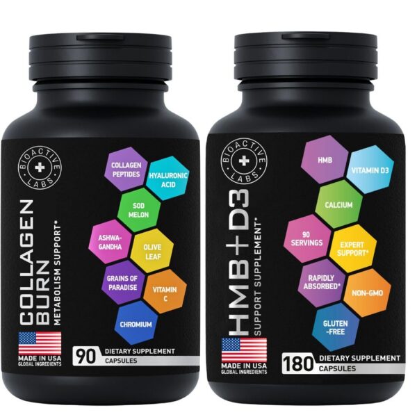 Frente del envase BIOACTIVE LABS colágeno burn termogénico