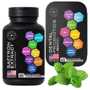 BIOACTIVE LABS probiótico dental en estuche de viaje 45 tabletas