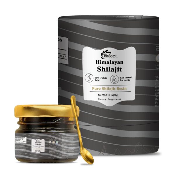 BioBoost resina pura Shilajit Himalaya 60g frasco
