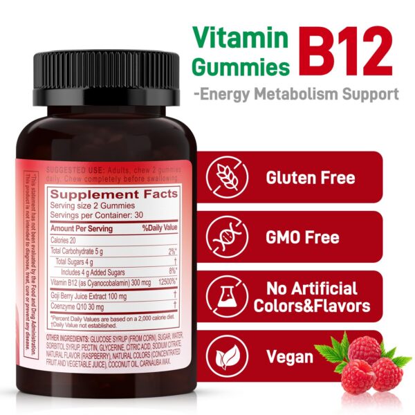 Etiqueta de ingredientes de gomitas Biobor