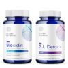 Paquete cápsulas Biocidin y GI Detox+ para limpieza corporal
