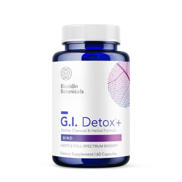 Biocidin G.I. Detox+ cápsulas salud digestiva carbón activado