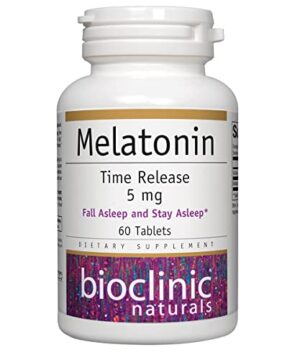 Bioclinic Naturals melatonina liberación prolongada botella 60 tabletas
