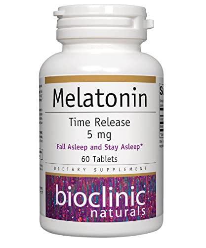 Bioclinic Naturals melatonina liberación prolongada botella 60 tabletas