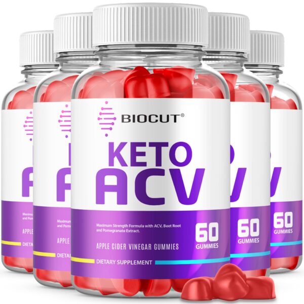 Biocut Gummies paquete 5 botellas 300 gomitas keto veganas