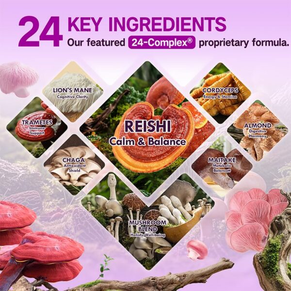 Gomitas de hongos en envase