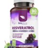 Frasco Biodora Resveratrol 1600 mg