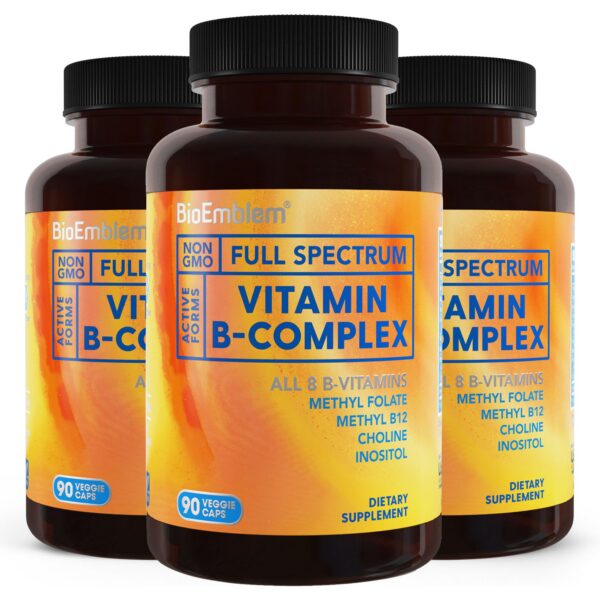 Etiqueta frontal BioEmblem B Complex