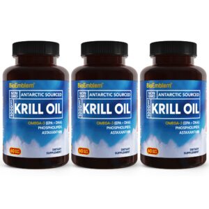 BioEmblem krill oil cápsulas blandas frontal
