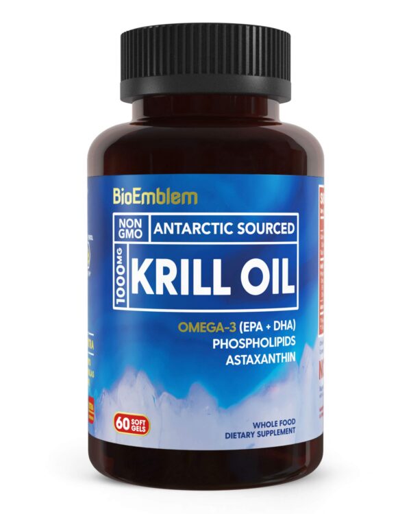 Etiqueta BioEmblem Krill Oil CoQ10