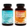 BioEmblem magnesio glicinato botella suplemento zinc y cúrcuma