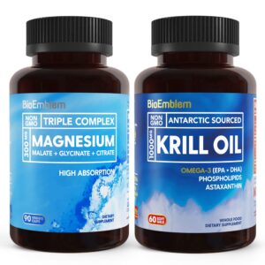 Frente de producto BioEmblem Magnesio y Krill