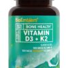 Cápsulas BioEmblem cúrcuma y vitaminas D3 K2 paquete