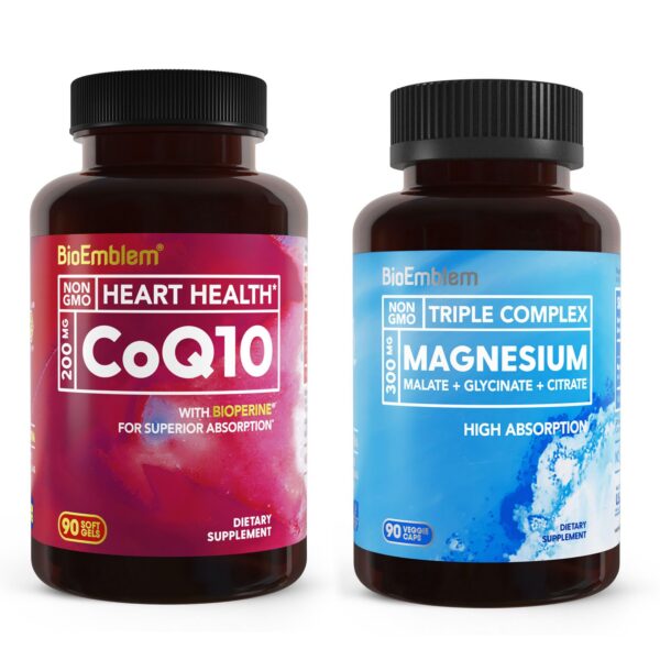 Frente de BioEmblem Triple Magnesium Complex CoQ10 BioPerine