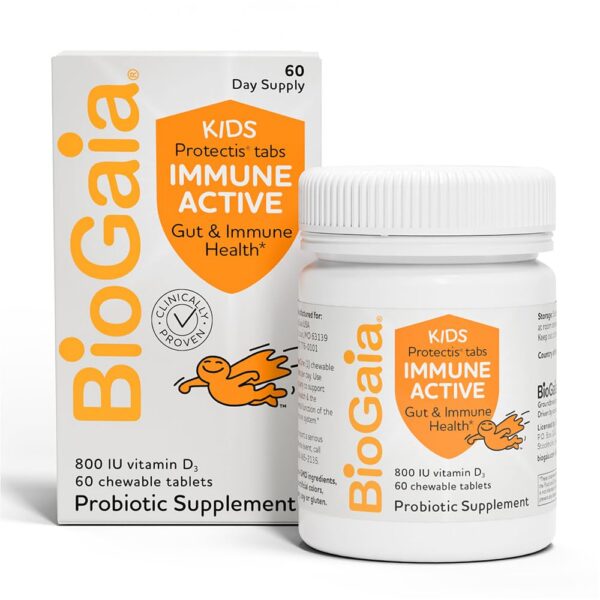 BioGaia Immune Active Kids masticable sabor naranja