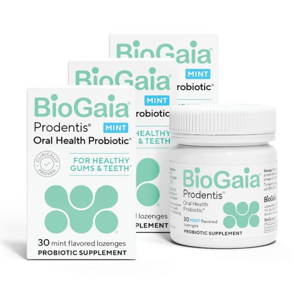 Version 1.0.0 BioGaia Prodentis pastillas probióticas para salud dental