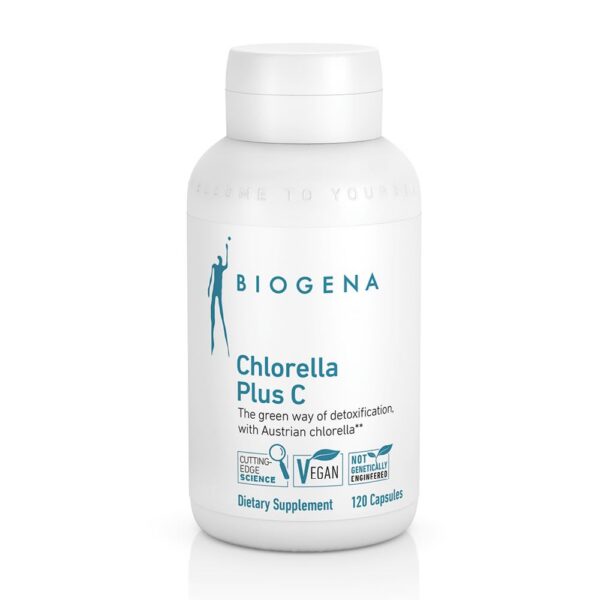 Biogena Chlorella Plus C cápsulas con alga orgánica y vitamina C