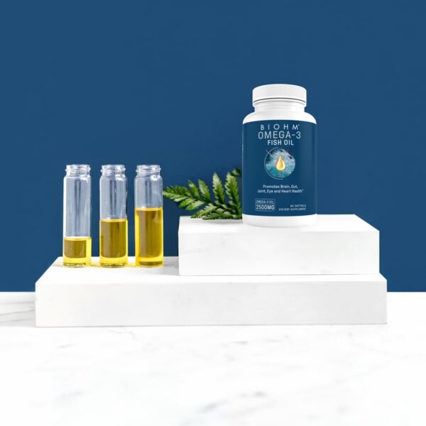 Etiqueta trasera BIOHM Omega-3