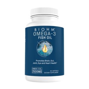 Frente de la etiqueta BIOHM Omega-3