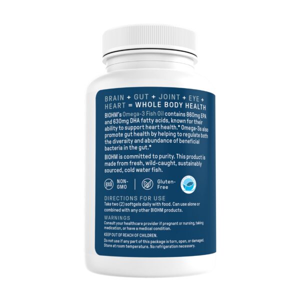 Envase BIOHM Omega-3 en empaque