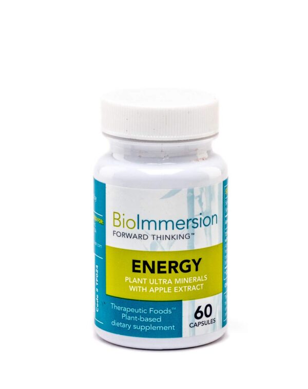 BioImmersion Energy cápsulas veganas con minerales ultra y extracto de manzana