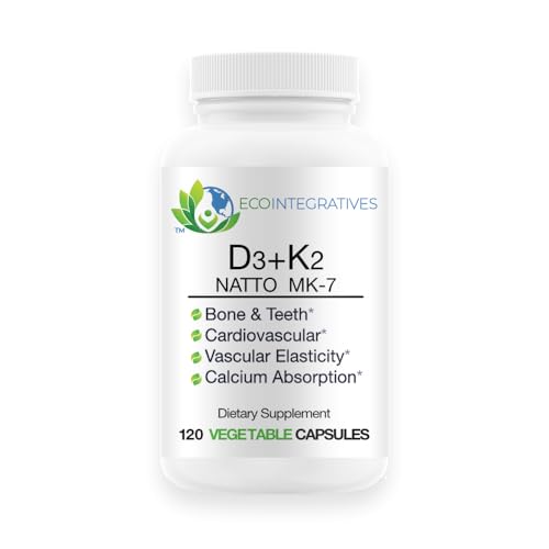 BioInnovations D3+K2 suplemento cápsulas 120 unidades