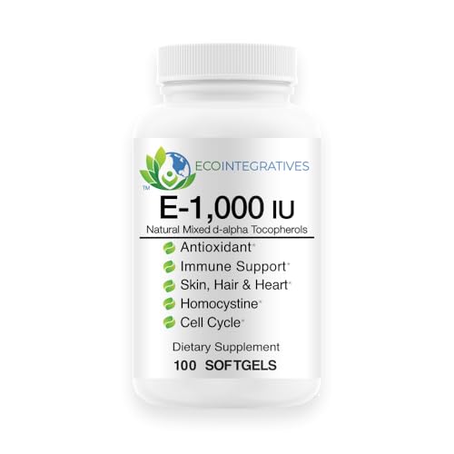 BioInnovations Pharmacal Bio-E vitamina e 1000 iu cápsulas botella frontal
