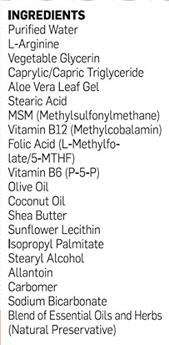 BIOLABS PRO crema B12 envase trasero con ingredientes naturales