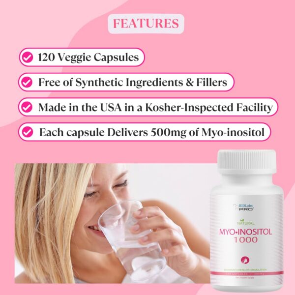 Cápsulas vegetales Myo-Inositol