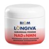 Frente del empaque Biom NAD+NMN 2-en-1 NAD Polvo Sublingual