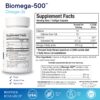 Cápsulas Biomega-500 alineadas