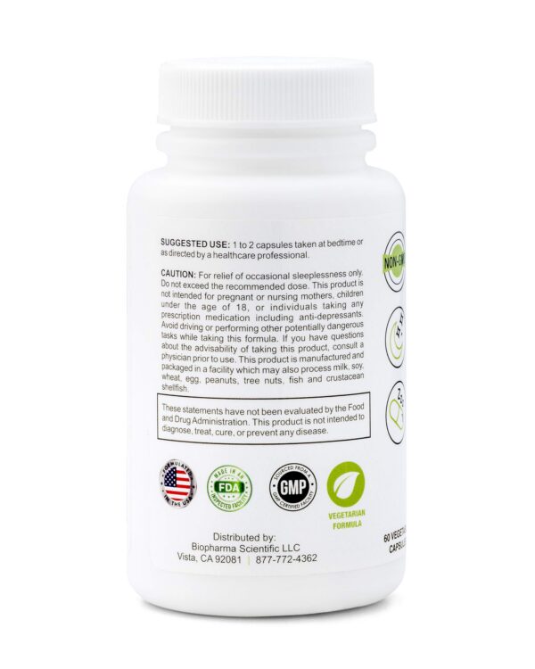 Biopharma Scientific Nanosnooze cápsulas para sueño natural