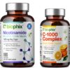 Biophix B-3 Nicotinamida 500mg 180 Vcaps con Vitamina C gratis