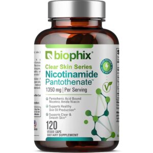 biophix B-3 nicotinamida pantotenato suplemento para piel