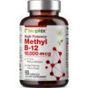 biophix Metil B12 10000 mcg tabletas veganas sabor cereza 90 unidades