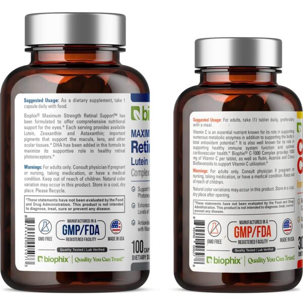 Version 1.0.0 Biophix Retinal Support cápsulas en blíster