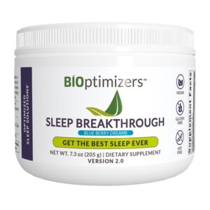 BIOptimizers Sleep Breakthrough polvo natural para dormir sabor Blue Berry