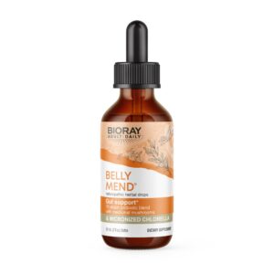 BIORAY Daily Belly Mend probiótico líquido 11 cepas 2 onzas