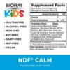 Version 1.0.0 Etiqueta de ingredientes NDF Calm Kids