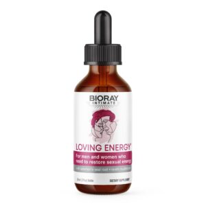 Version 1.0.0 Botella BIORAY Loving Energy tónico íntimo 2 fl oz con hongos