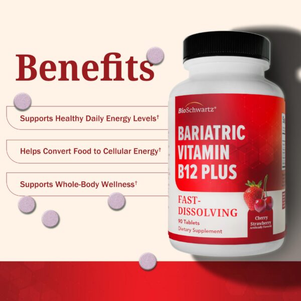 Frasco BioSchwartz Bariatric B12 Plus 90 unidades