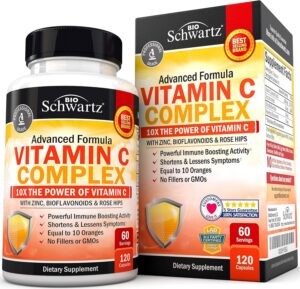 Version 1.0.0 BioSchwartz cápsulas vitamina c completo 1000mg | 120 unidades