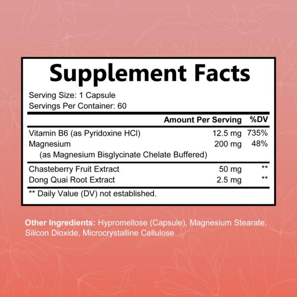 Etiqueta del producto con ingredientes