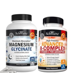 Frasco BioSchwartz magnesio glicinato 500 mg