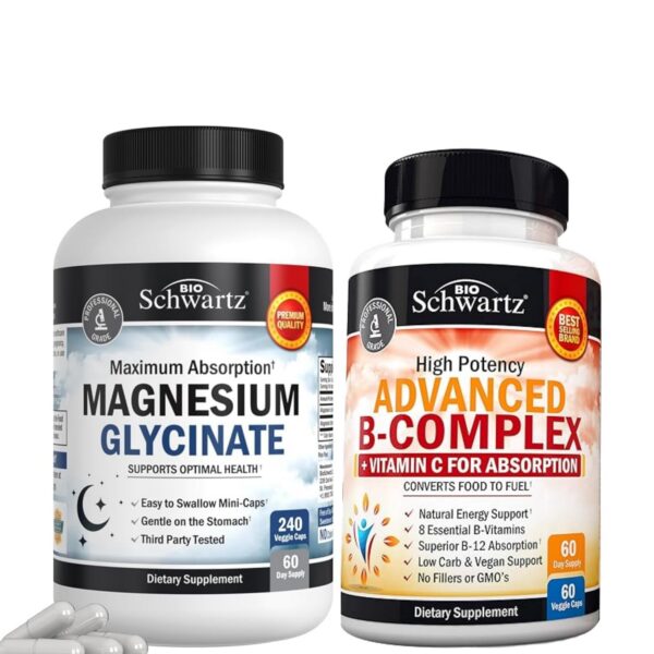 Frasco BioSchwartz magnesio glicinato 500 mg